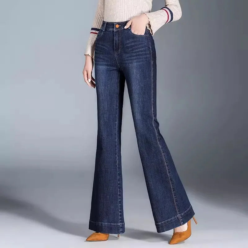 Flared Denim Jeans