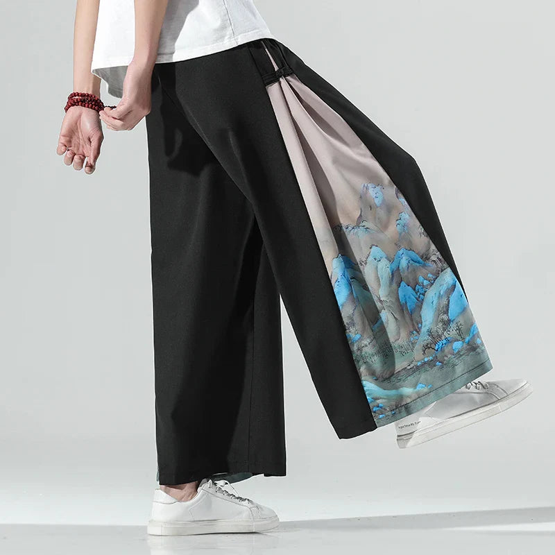 Split-Side Hakama Pants