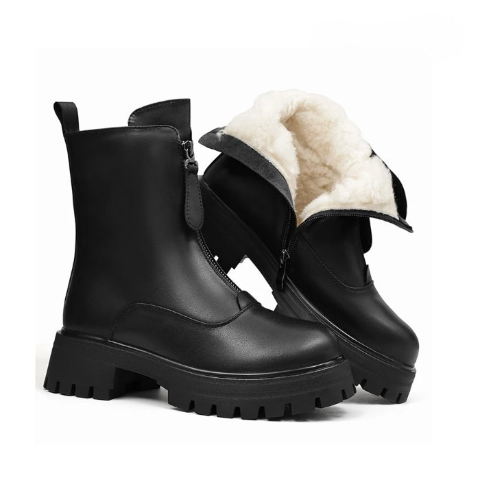 Tyla Sherpa Lined Ankle Boots